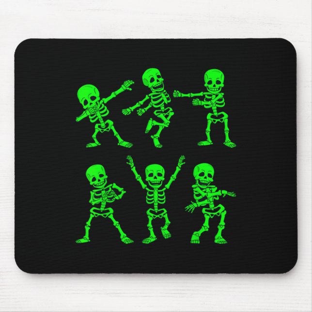 Dancing Skeletons Dance Challenge Girl Boys Kids H Mouse Pad (Front)