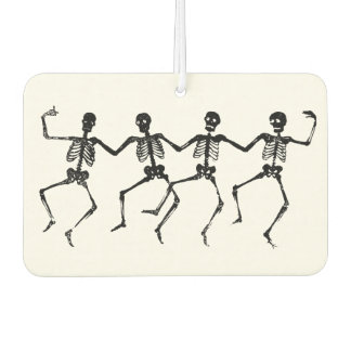 Dancing Skeletons Graphic – Vintage Woodcut Style  Air Freshener