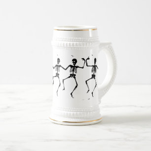 Dancing Skeletons Halloween Thunder_Cove Beer Stein