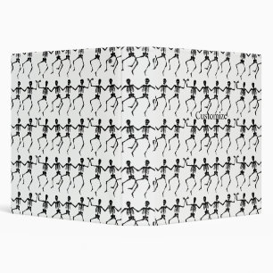 Dancing Skeletons Halloween Thunder_Cove Binder