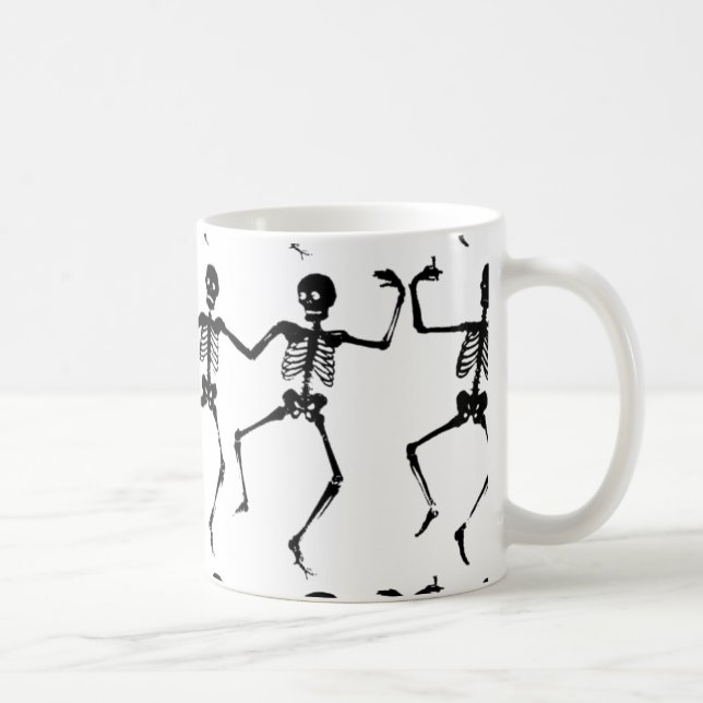 Dancing Skeletons Halloween Thunder_Cove Coffee Mug (Right)
