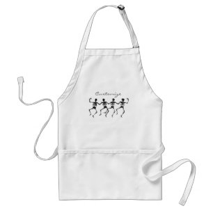 Dancing Skeletons Halloween Thunder_Cove Standard Apron
