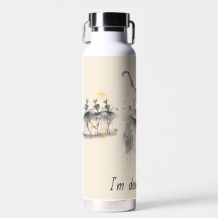 Dancing Skeletons I'm Dead Graceful Water Bottle