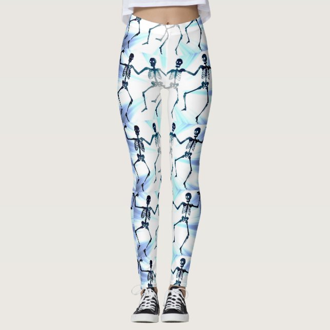 Dancing Skeletons Leggings (Front)