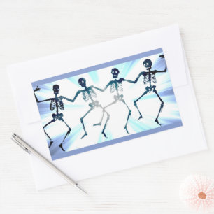 Dancing Skeletons Sticker