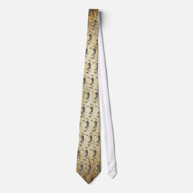 Dancing Skeletons Tie (Front)