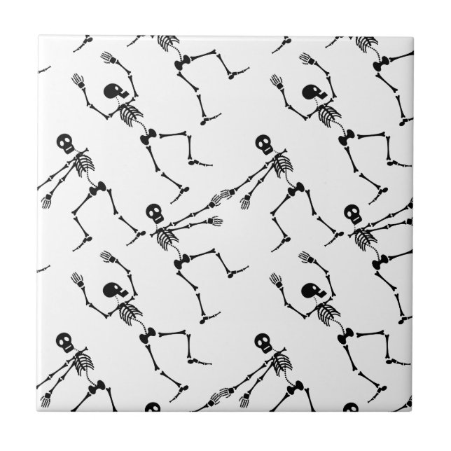 Dancing skeletons tile (Front)