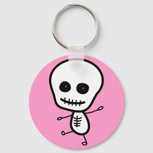 Dancing Skellie Keychain (Front)