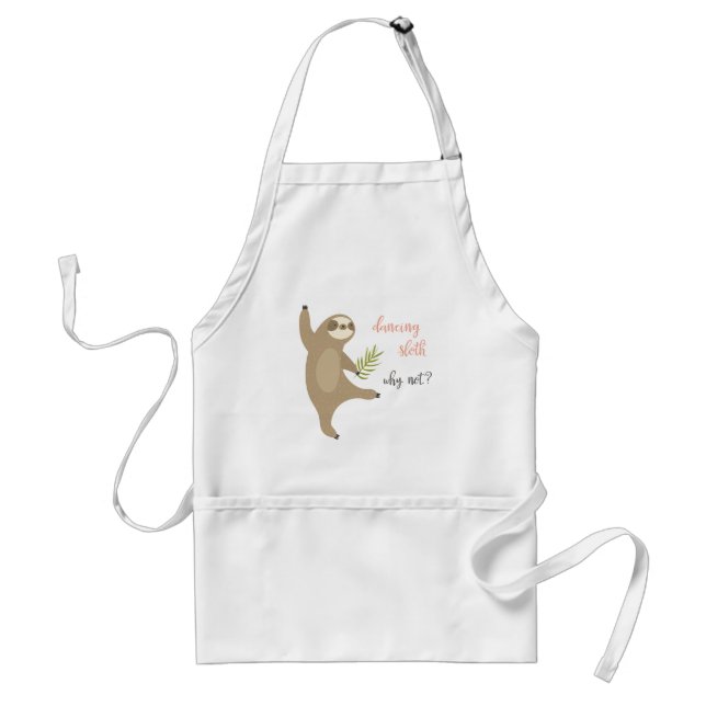 Dancing Sloth | Why Not? Standard Apron (Front)