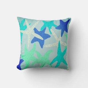 Dancing Starfish Throw Pillow