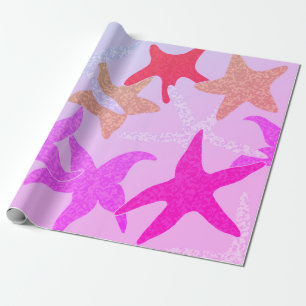 Dancing Starfish Wrapping Paper