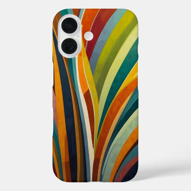 Dancing Stripes in Colour Case-Mate iPhone Case (Back)