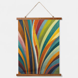Dancing Stripes in Colour Hanging Tapestry