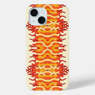 Dancing Sunburst Pop Of Colour Abstract Art iPhone 15 Case