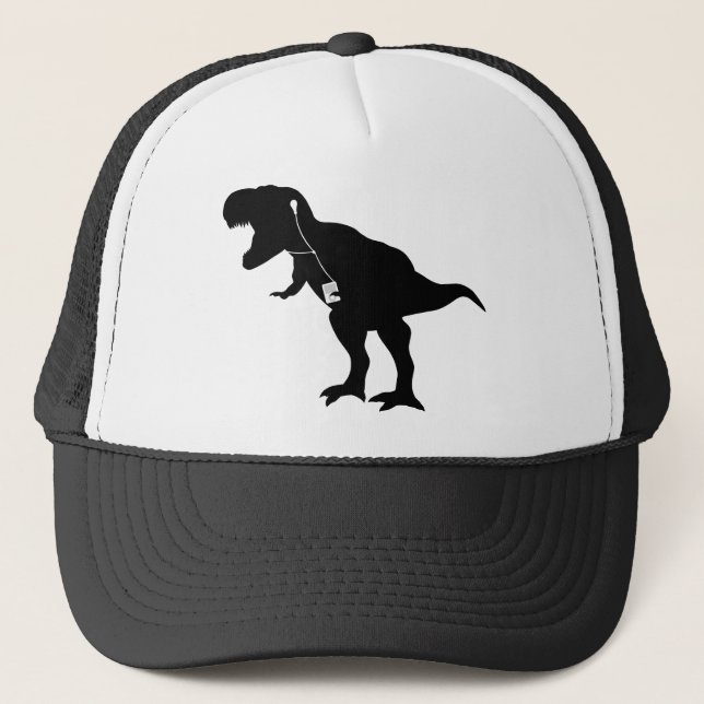 Dancing T-Rex design Trucker Hat (Front)