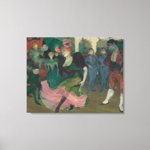 Dancing the Bolero - Toulouse-Lautrec Painting Canvas Print