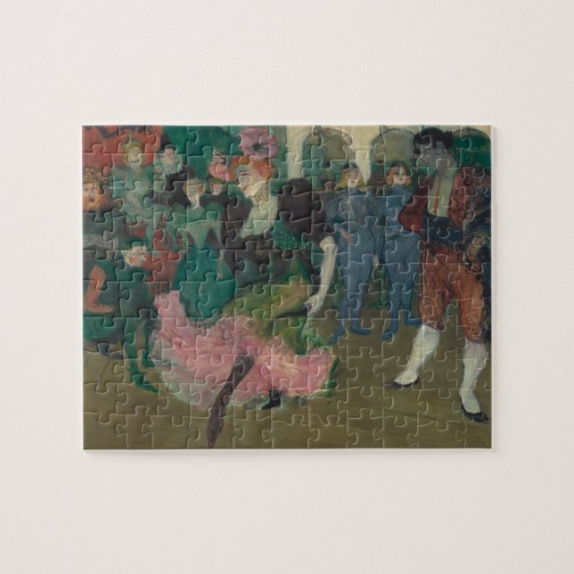Dancing the Bolero - Toulouse-Lautrec Painting Jigsaw Puzzle (Horizontal)