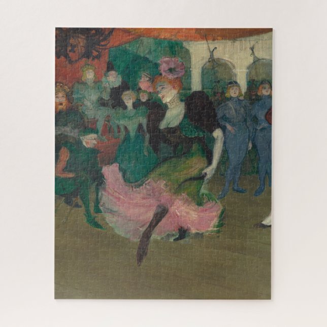Dancing the Bolero - Toulouse-Lautrec Painting Jigsaw Puzzle (Vertical)