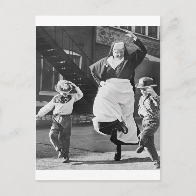 Dancing the day away postcard (Front)