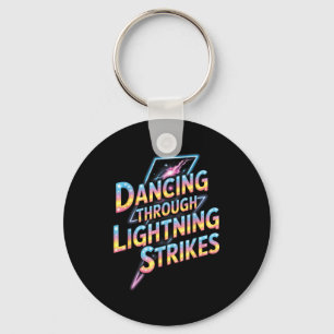 Dancing Through The Lightning Strike Dancer Motiva Keychain