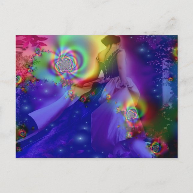 Dancing through the stars postcard (Front)