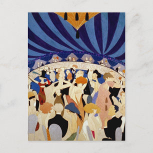 Dancing to a Jazz Band Postcard