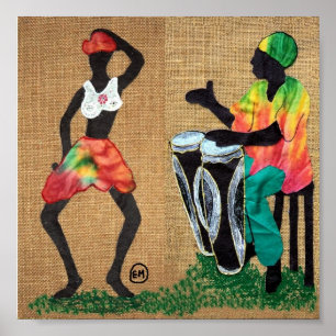 Dancing to Drums Poster