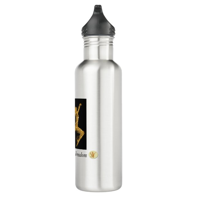 Dancing to Freedom Stainless Water Bottle (Right)