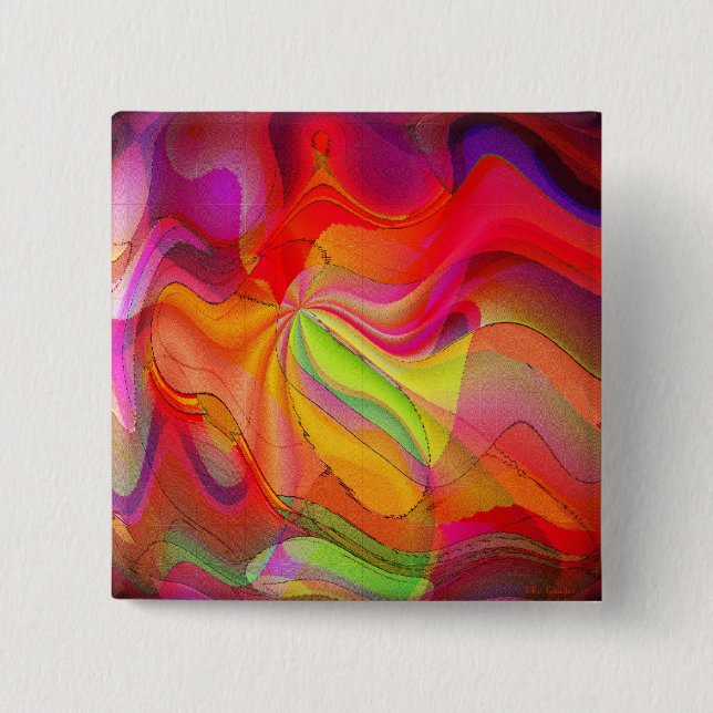 Dancing to Prokofiev 2 Inch Square Button (Front)