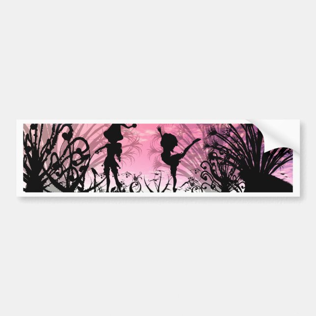 Dancing to violin music bumper sticker (Front)