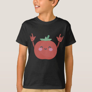 Dancing Tomato Funny Vegan Fruit Lover Dance Summe T-Shirt