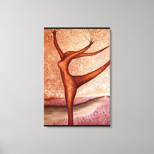 Dancing Tree Canvas Print (Front)