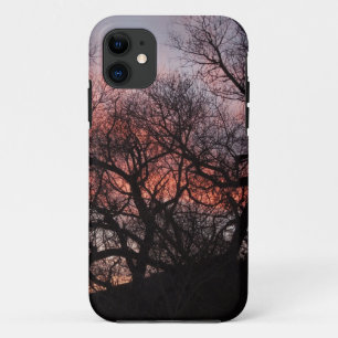 Dancing Tree Skeletons at Sunset iPhone 11 Case