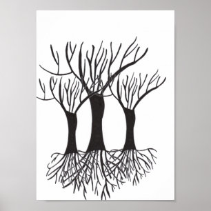 Dancing Trees Poster