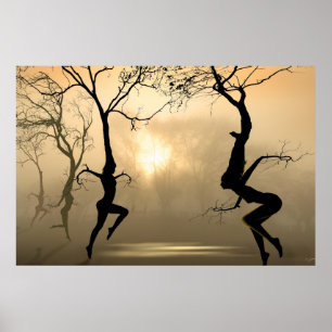 Dancing Trees Poster
