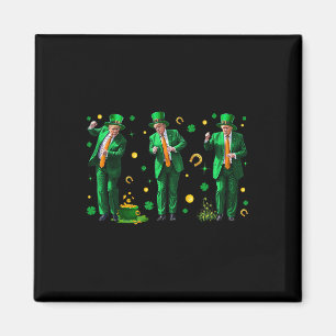 Dancing Trump St. Patrick's Day  Magnet