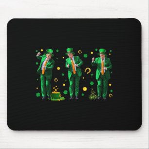 Dancing Trump St. Patrick's Day , Uni-adults, Blac Mouse Pad