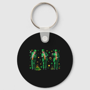 Dancing Trump St. Patricks Day , Uni-adults, Keychain