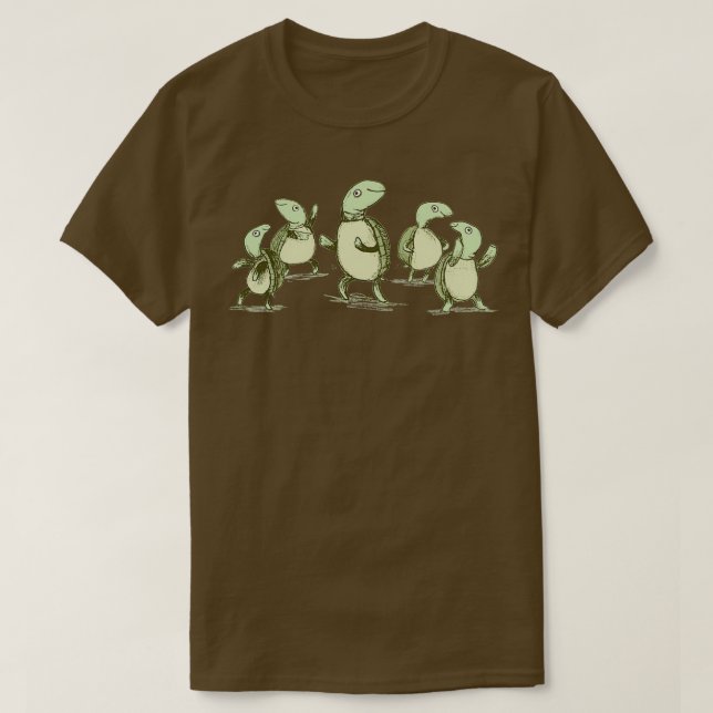 Dancing Turtles T-Shirt (Design Front)
