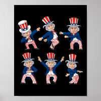 Dancing Uncle Sam 4th Of July Dance Challenge Boys