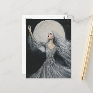 Dancing Under the Full Moon Postcard