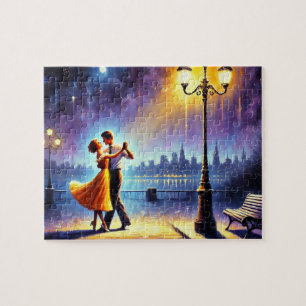 Dancing underneath a streetlamp Puzzle