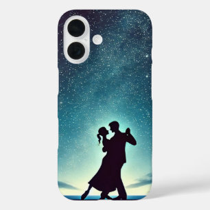 Dancing underneath the starry sky iPhone 16 case