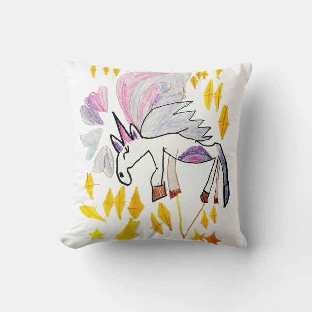 Dancing Unicorn Pillow (Front)