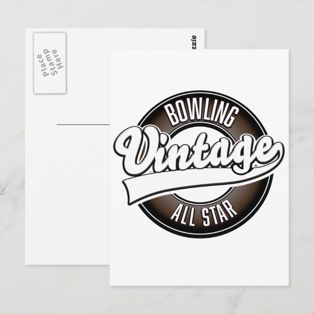 Dancing vintage all star logo postcard (Front/Back)
