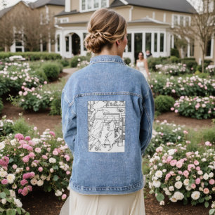 Dancing With Cats 🐈  Denim Jacket