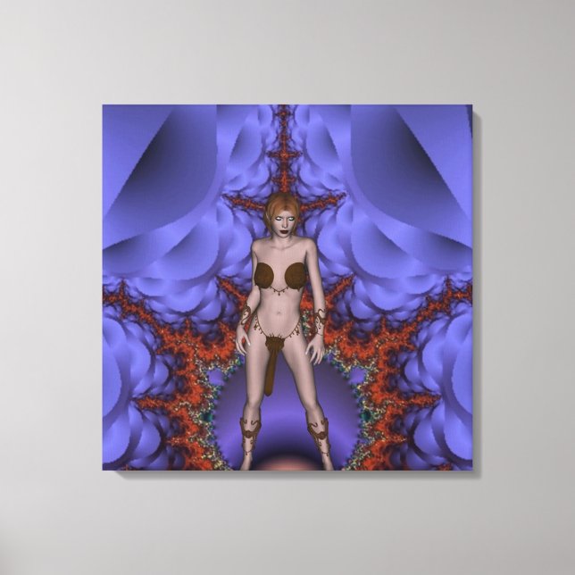 Dancing with chaos canvas print (Front)