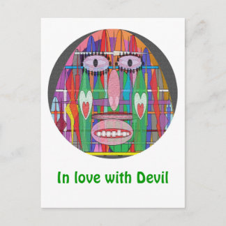 Dancing with Devil Postcard