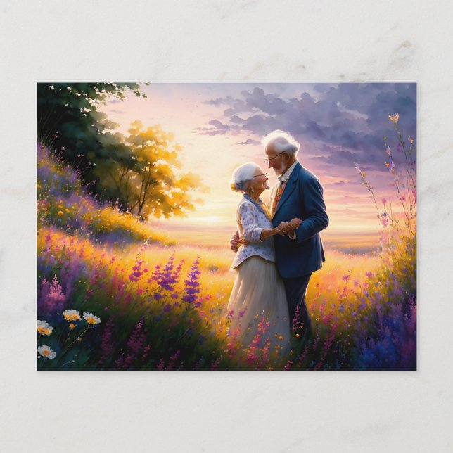 Dancing with my soulmate holiday postcard (Front)