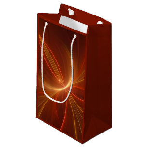 Dancing With The Light Modern Abstract Fractal Art Small Gift Bag